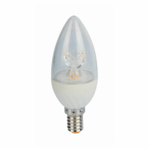 Димируеми LED крушки E14, 220V, 6W, 6400K, 438lm, тип C37, 160°