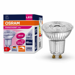 Димируема LED луничкa GU10 3.4W 220V 3000K 230lm 36° Osram Parathom 4058075608375
