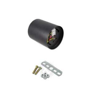 Мини луна за повърхностен монтаж LVT 2794, Е27 фасунга, 220V, метал/алуминий, черно тяло ф90x110mm