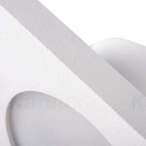 Луна за баня Kanlux FLINI IP44 DSL-W 33121 бяло тяло, квадрат, алуминий/ поликарбонат