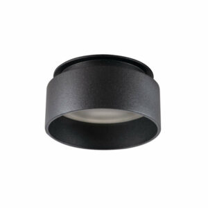 Луна за вграждане в таван Kanlux GOVIK DSO-B 29236 черно тяло стъклен дифузер