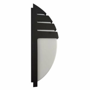 Фасадно осветително тяло LVT Viki 7349, 220V, E27, IP54, алуминий/поликарбонат, черен корпус