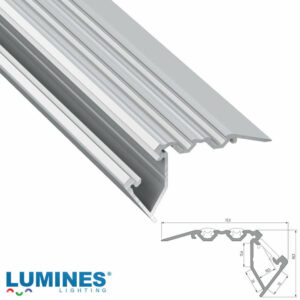 Алуминиев профил за стъпала 3 метра Lumines Scala 10-0324-30