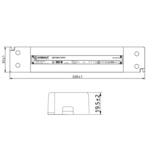 Професионално Ultra Slim LED захранване Led Labs 23-0001-26