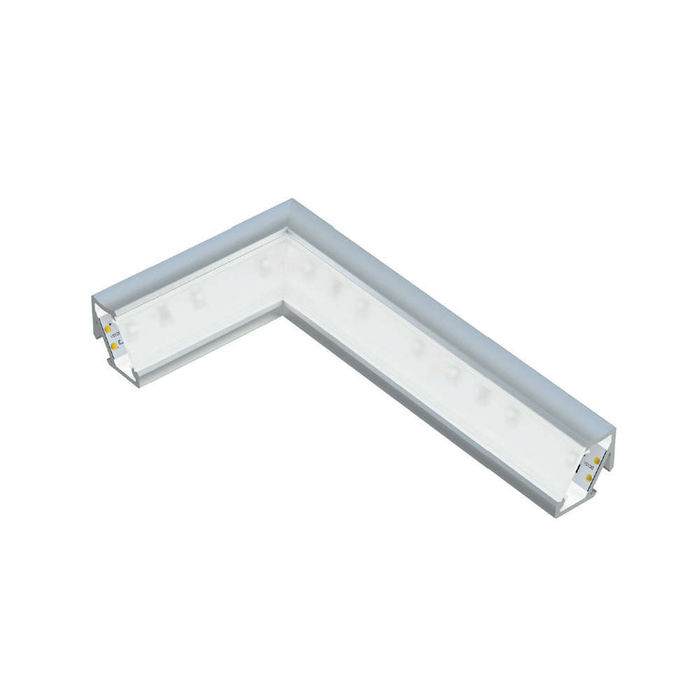 Асиметричен ъглов профил за LED лента Lumines Lighting 10-0454-20 H - Image 7