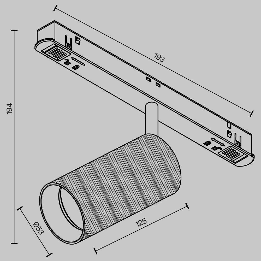 LED прожектор за магнитно осветление Maytoni Exility Artisan TR097-2-12W2.7K-M-BB - Image 8