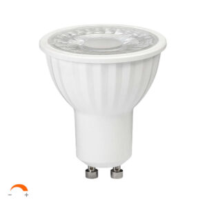 Димируема LED луничка 7W 2700K 220-240VAC GU10 MR16 Ultralux LAN10727D