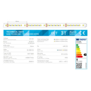 Професионална LED лента CCT 3000-6500K Led Labs 16-2084-01