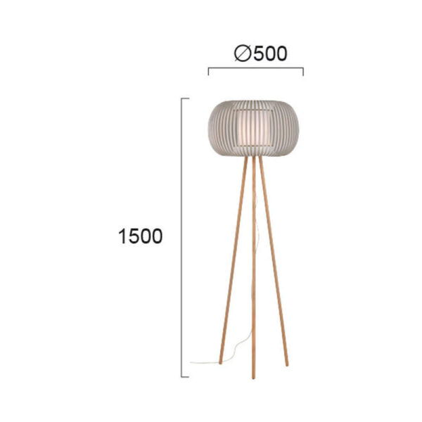 Подова лампа лампион Viokef IRIS 4160900 | LED-Zona.bg