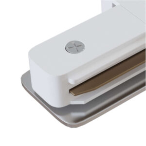 Прав конектор за монофазна релса за вграждане LVT 0965 бял