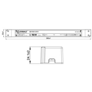 Професионално Ultra Slim LED захранване Led Labs 23-0001-27