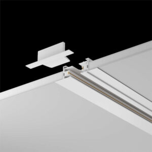 Монофазна шина за вграждане LVT 1396, 1 м. цвят бял мат