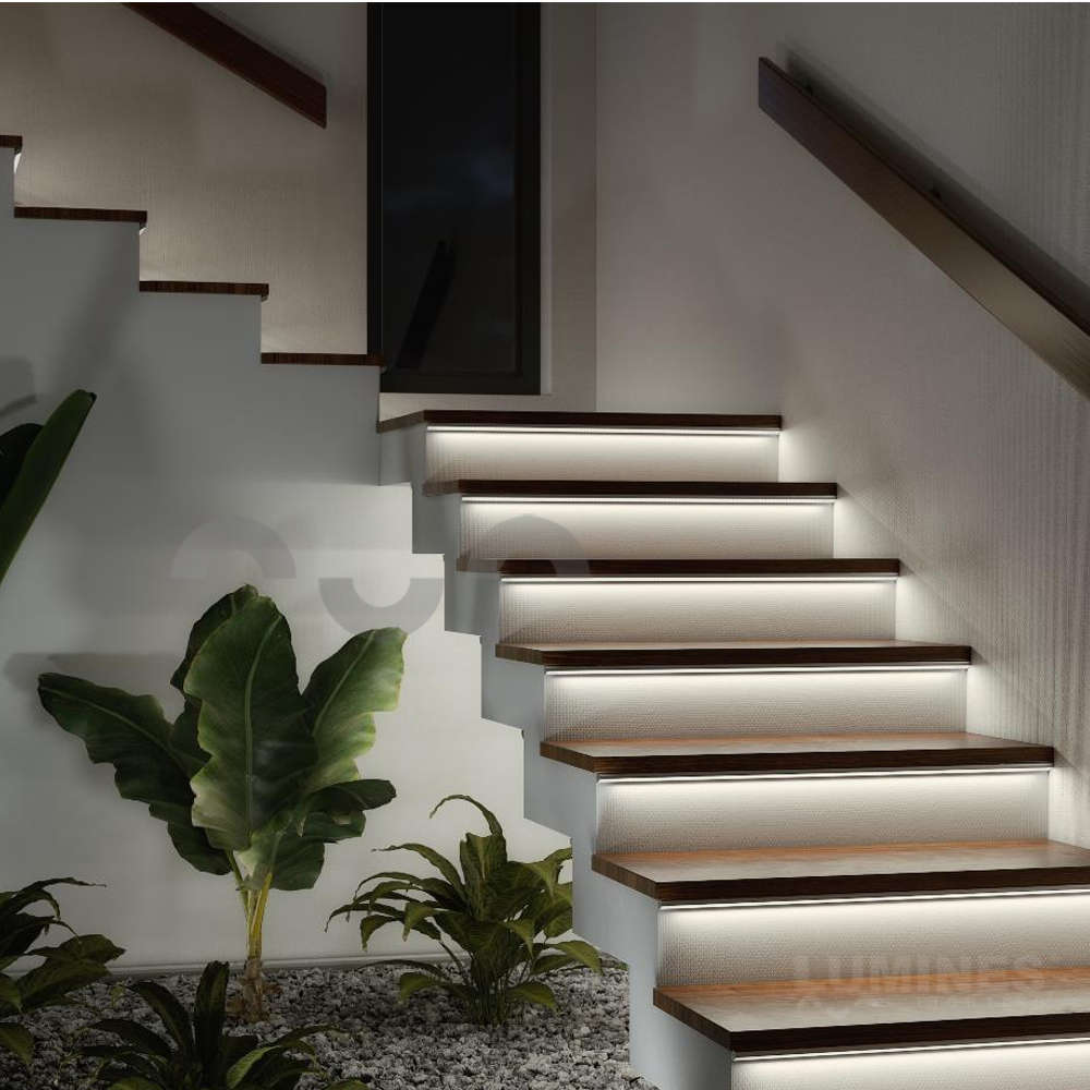 Асиметричен ъглов профил за LED лента Lumines Lighting 10-0454-20 H - Image 10