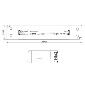 Професионално Ultra Slim LED захранване Led Labs 23-0001-25