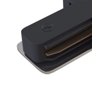 Прав конектор за монофазна релса за вграждане LVT 0971 черен