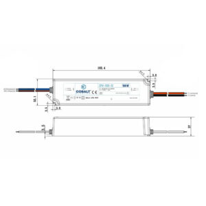 Трансформатор за LED осветление Cobalt Electro 100W, 220/24VDC, 4.2A, IP67