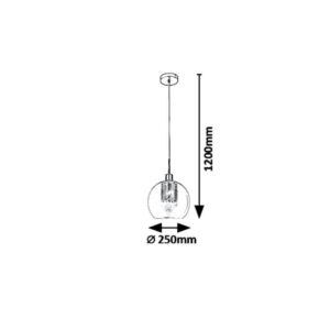 Пендел Rabalux Philana Е27 MAX 60W златен 6495
