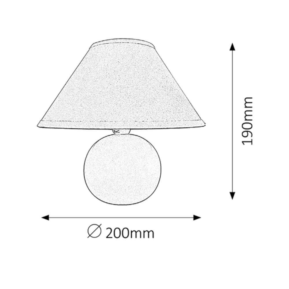Нощна лампа Rabalux Ariel 4904 фасунга E14 с ключ на кабела - Image 3