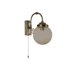 Лампа за стена аплик Belvue Searchlight 3259AB IP44 1xE14 метал и стъкло