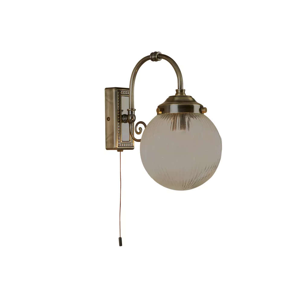 Аплик за стена Belvue Searchlight 3259AB IP44 1xE14 метал и стъкло - Image 2