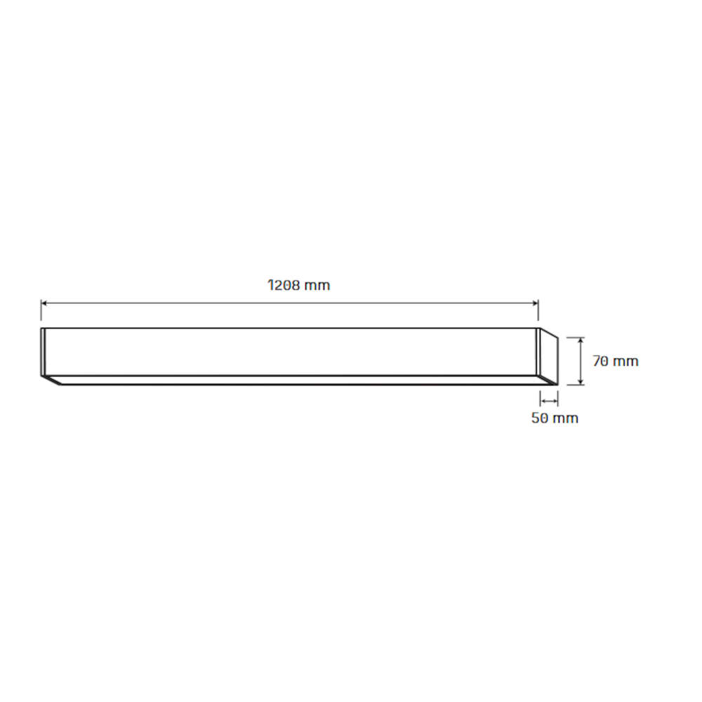 LED линейно осветително тяло Lumines Lighting ALDA 40-0001-11 120cm 4000K с Power Switch 24, 28, 32, 40W - Image 3