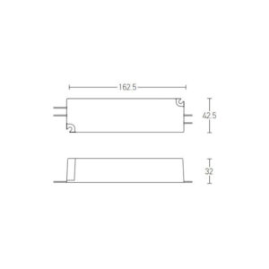 Захранващ трансформатор за магнитна система 5mm Zambelis 20295, 60W, 220/48VDC, on/off