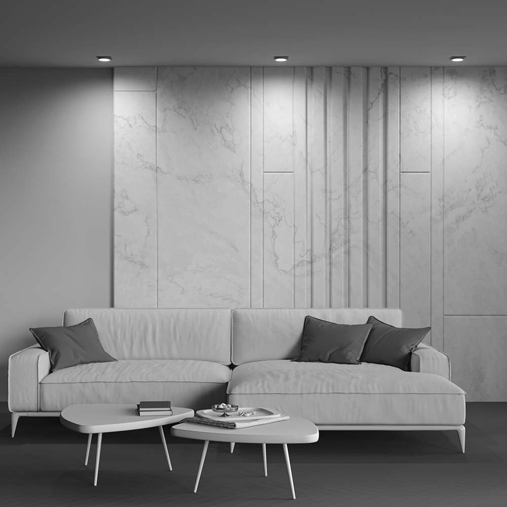 Квадратна луничка за вграждане Maytoni Hoop DL086-GX53-SQ-BG черно и мат златно GX53 - Image 3