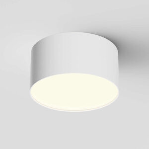 LED плафон за таван Maytoni Zon C032CL-12W3K-RD-W Ø12см бял