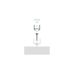 Алуминиев профил за LED лента 3 метра Lumines Lighting 10-1362-30 Type Axel Black