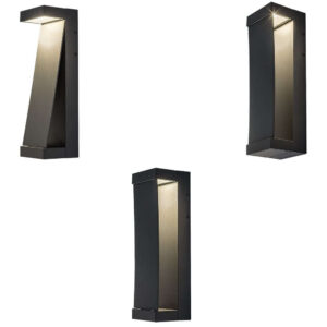 Външна лампа LED фасаден аплик Rabalux Bradu 77067 12W 845lm 3000K IP65 цвят антрацит и регулиране на светлинния лъч