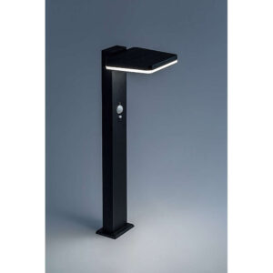 LED соларна лампа с PIR сезор за движение Rabalux Lasset 77079 IP54 4.4W 600lm 4000K DC 3.7V батерия 3,7V 2200mAh със сензор за светлина