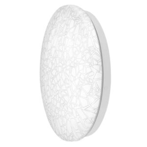 Кръгъл LED плафон Ultralux SPLK1240, бял цвят, неутрална светлина, диаметър 25см.