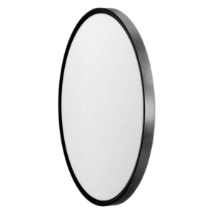 LED тънък плафон 50W Ultralux VRP50CCTBL Roma, диаметър 60см кръг, черен цвят, със смяна на цветна температура. С възможност и за окачване.