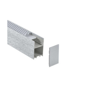 LED линейно осветително тяло за офис сребрист цвят 38W CCT 2800-4500-6000K 3800lm поликарбонат 1200x35x70 mm OPT-16773