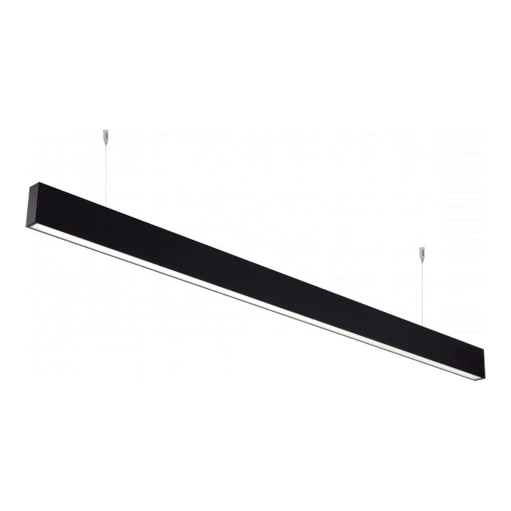 LED линейно осветително тяло за офис висящо черно 50W 4000K Up/Down 1000/4000lm алуминий 1185x28x68 mm OPT-5383