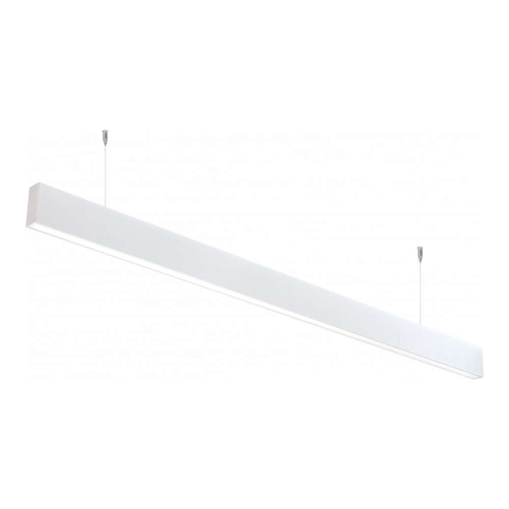 LED линейно осветително тяло за офис висящо бяло 50W 4000K Up/Down 1000/4000lm алуминий 1185x28x68 mm OPT-5385