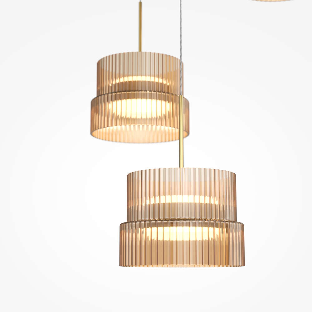 Троен LED пендел Maytoni Scala бронз 33W 3000K Ø32 cm димируем - Image 2
