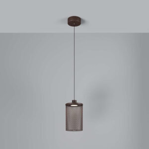 Външна висяща лампа Maytoni Latticea с плетен абажур, LED 6W 3000K и защита IP54 за тераса или веранда