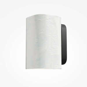 Аплик за стена Maytoni Maris MOD499WL-01B бял с Capiz абажур и черна основа - изгасен.