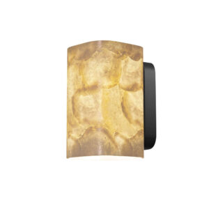 Стенна лампа Maytoni Maris - бял аплик с естествен Capiz абажур (морски черупки) и топъл алабастров ефект при светене.