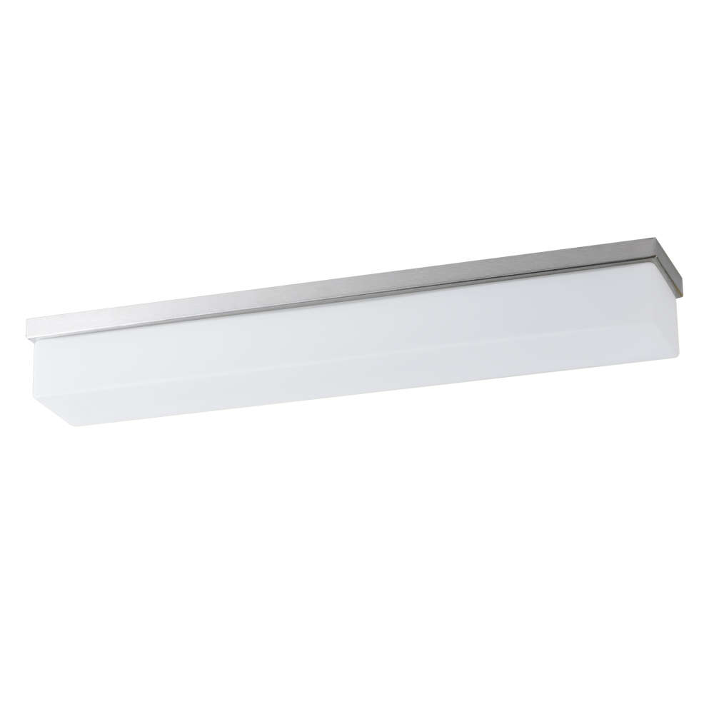 Стъклен LED плафон от неръждаема стомана IP44 18W 2000lm 4000К Osmont SYLVIA 2 X1 SYL51927