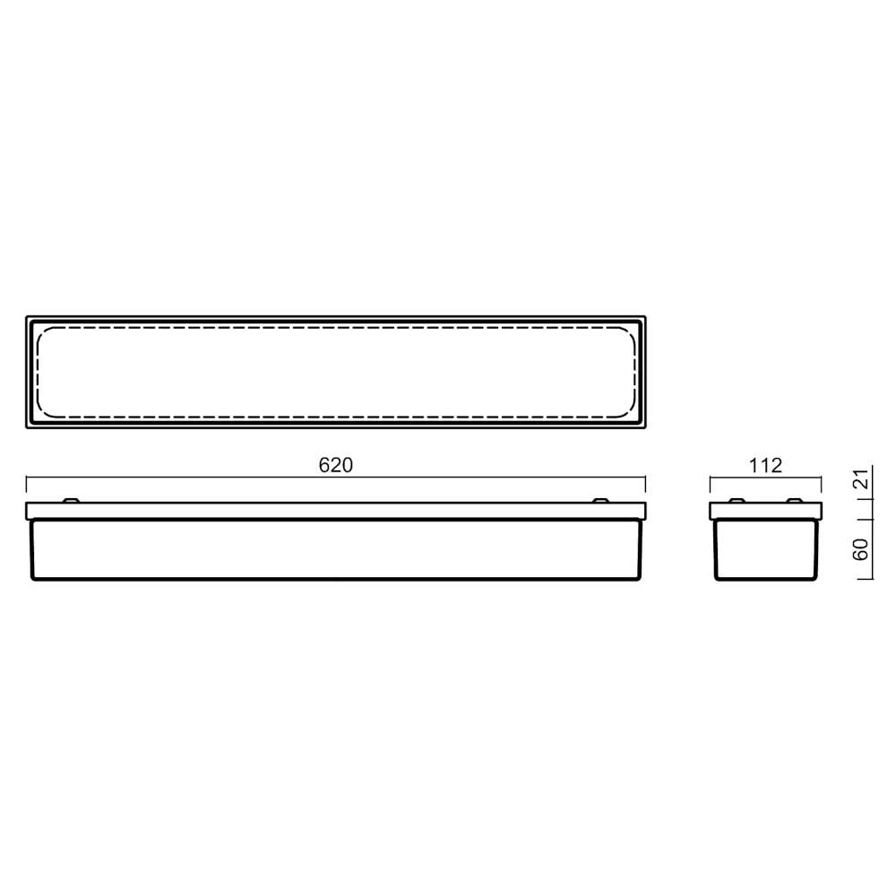Стъклен плафон IP44 с тяло от неръждаема стомана и 3 фасунги Е14 Osmont SYLVIA 2 X15 SYL44547 - Image 2