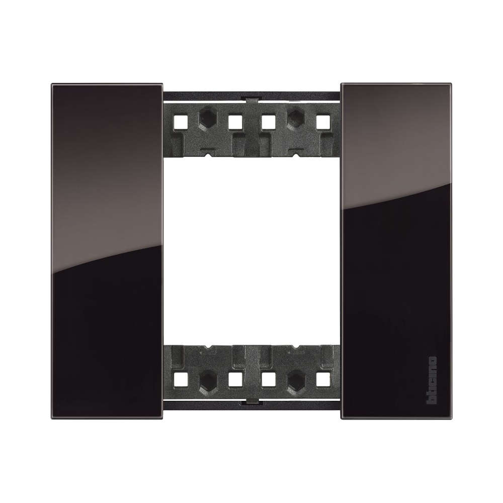 Декоративна рамка BTicino Living Now KA4802DG NIGHT | Нощ, технополимер, 2 модула