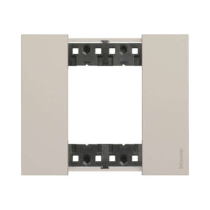 Декоративна рамка BTicino Living Now KA4802KM SAND | Крем, технополимер, 2 модула