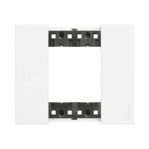 Декоративна рамка BTicino Living Now KA4802KW WHITE | Бяла, технополимер, 2 модула