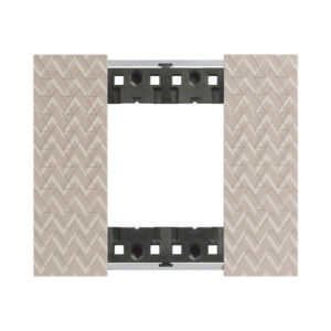 Декоративна рамка BTicino Living Now KA4802MM OPTIC | Илюзия, технополимер, 2 модула