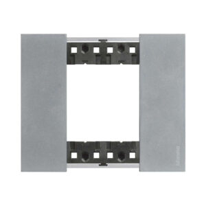 Декоративна рамка BTicino Living Now KA4802NW MOON | Луна, метална сплав zamak, 2 модула