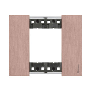 Декоративна рамка BTicino Living Now KA4802ZM COPPER | Мед, метална сплав zamak, 2 модула