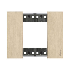 Декоративна рамка BTicino Living Now KA4802ZW GOLD | Злато, метална сплав zamak, 2 модула