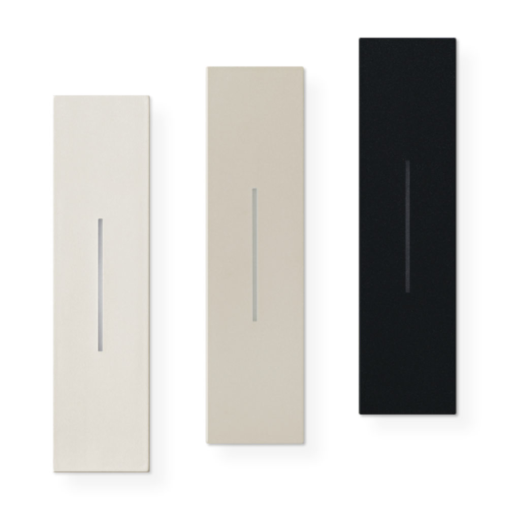 BTicino Living Now лицеви панели за механизми в бяло, крем и черно – цветове за ключове и контакти